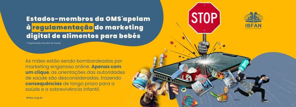 ESTADOS-MEMBROS DA OMS APELAM À REGULAMENTAÇÃO DO MARKETING DIGITAL DE ALIMENTOS PARA BEBÊS - EB156
