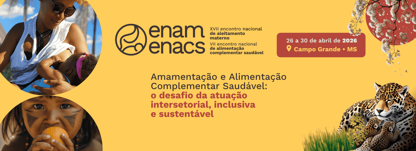 ENAM ENACS 2026, Campo Grande, Mato Grosso do Sul, 26 a 30 de abril de 2026