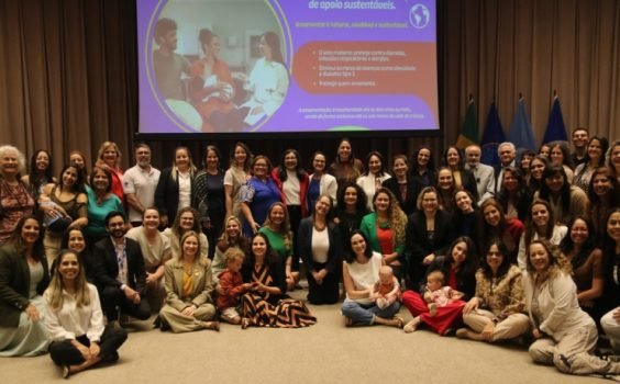 IBFAN Brasil participa do lançamento da SMAM 2025 e reforça compromisso com sistemas de apoio sustentáveis à amamentação
