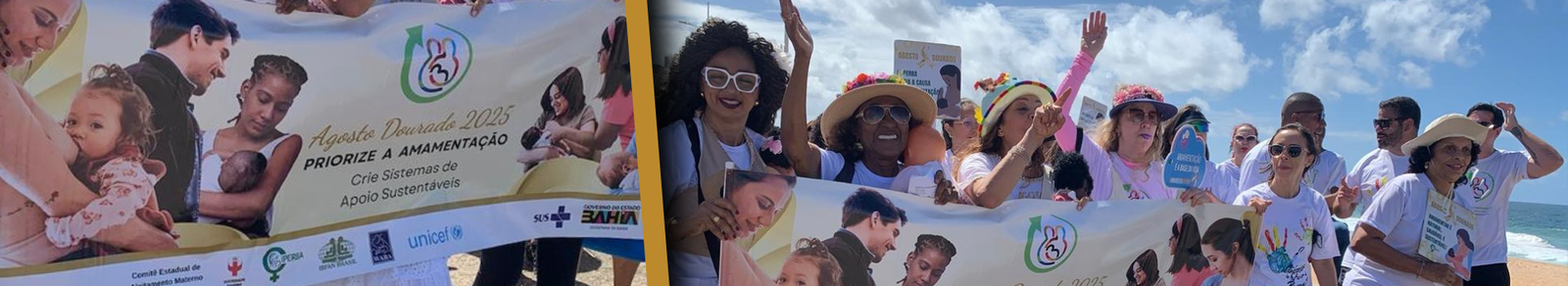 Rede IBFAN Brasil em ação na SMAM e Agosto Dourado 2025