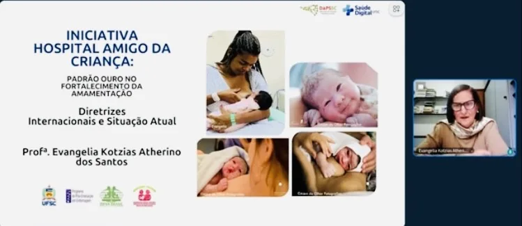 Registro da atividade Iniciativa Hospital Amigo da Criança: padrão ouro no fortalecimento da amamentação, enviado por Evangelia Kotzias Atherino dos Santos