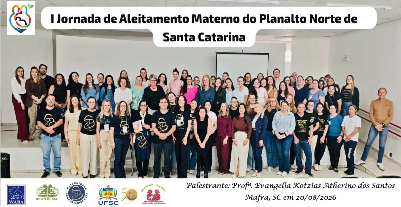 Registro da atividade I Jornada de Aleitamento Materno do Planalto Norte de Santa Catarina, enviado por Evangelia Kotzias Atherino dos Santos