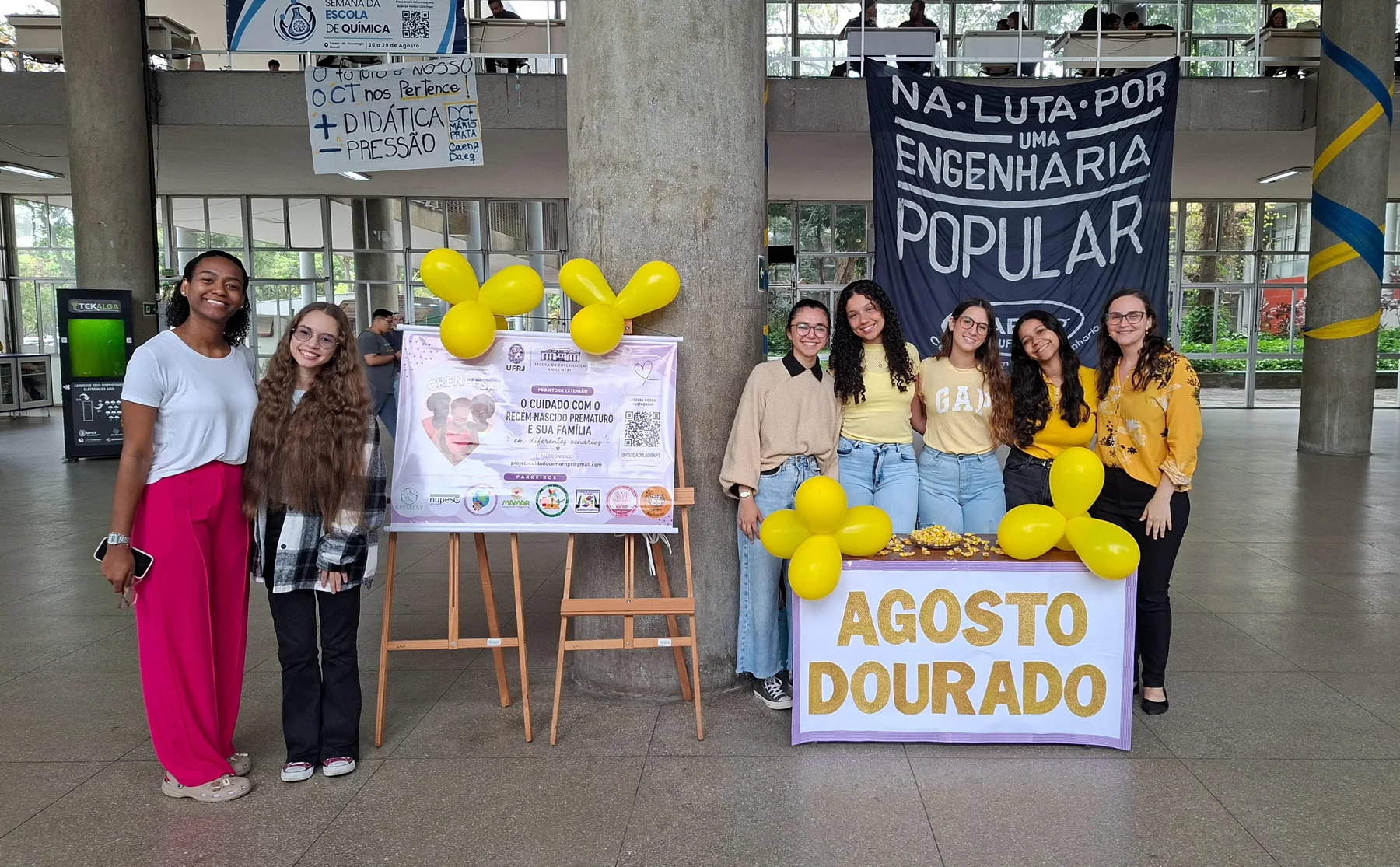 Registro da atividade Agosto dourado no Centro de Tecnologia da UFRJ, enviado por Ana Leticia Monteiro Gomes