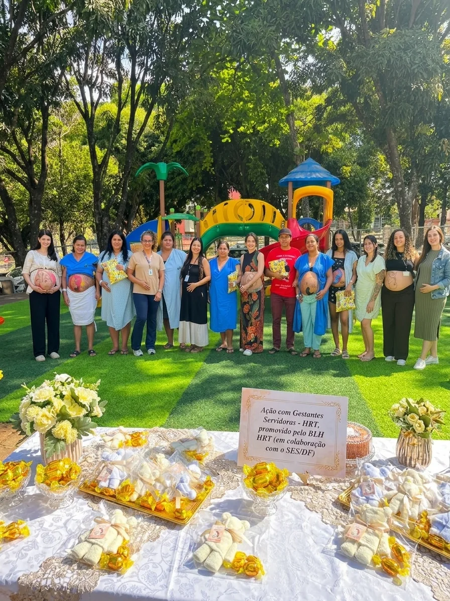 Registro da atividade Roda de conversa para gestantes servidoras: aleitamento materno e cuidados com o recém-nascido, enviado por Natália Oliveira de Souza Conceição Clarentino