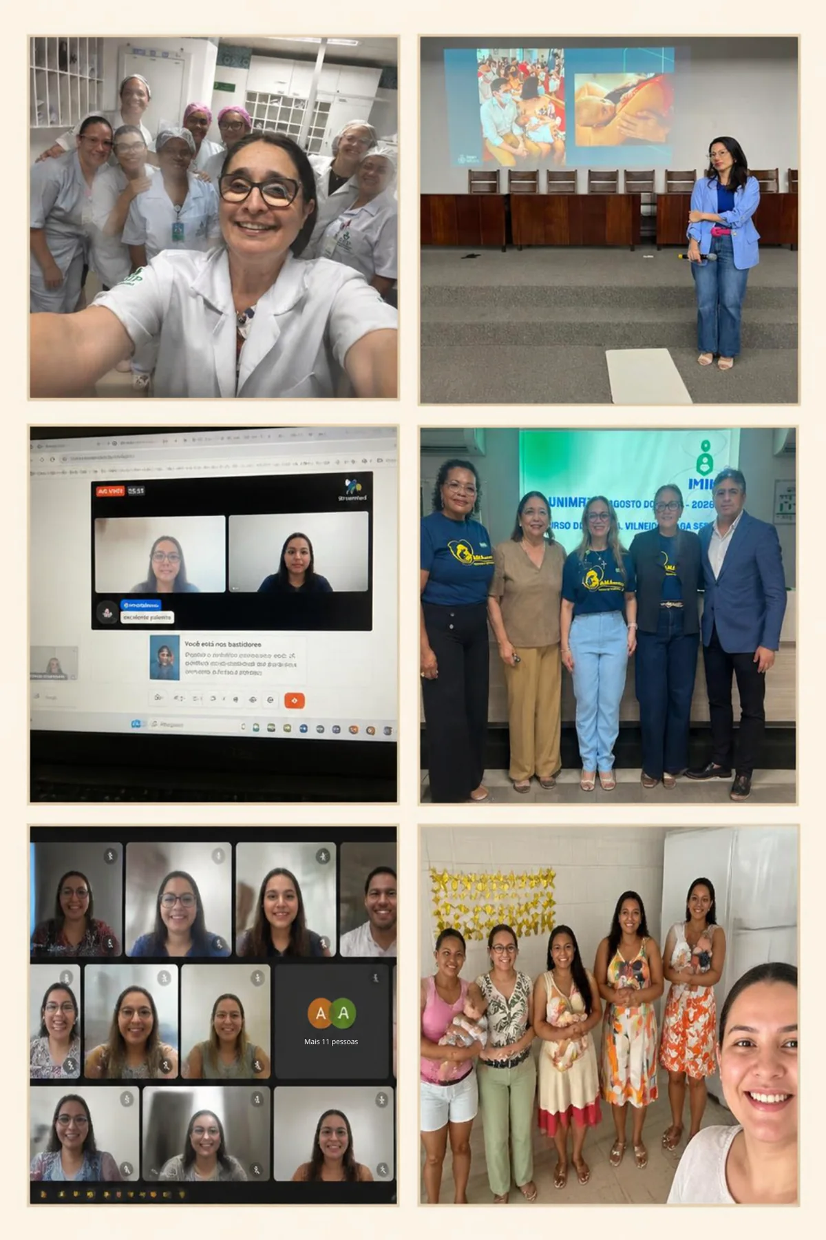 Registro da atividade Programação do Agosto Dourado do BLH/CIAMA/IMIP, enviado por Sandra Hipólito Cavalcanti