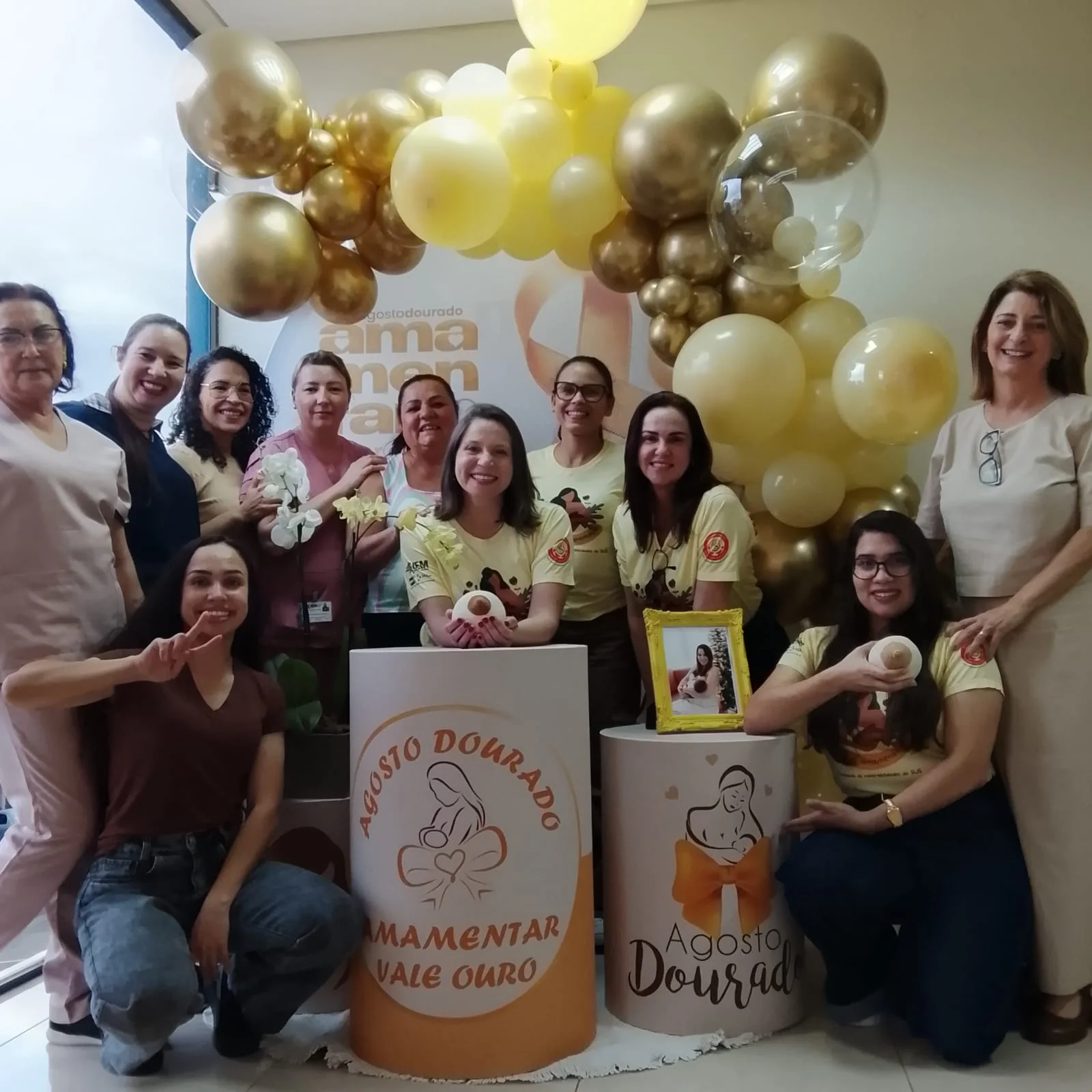 Registro da atividade Agosto Dourado do HUM, enviado por Lívia Bortolato Bassan