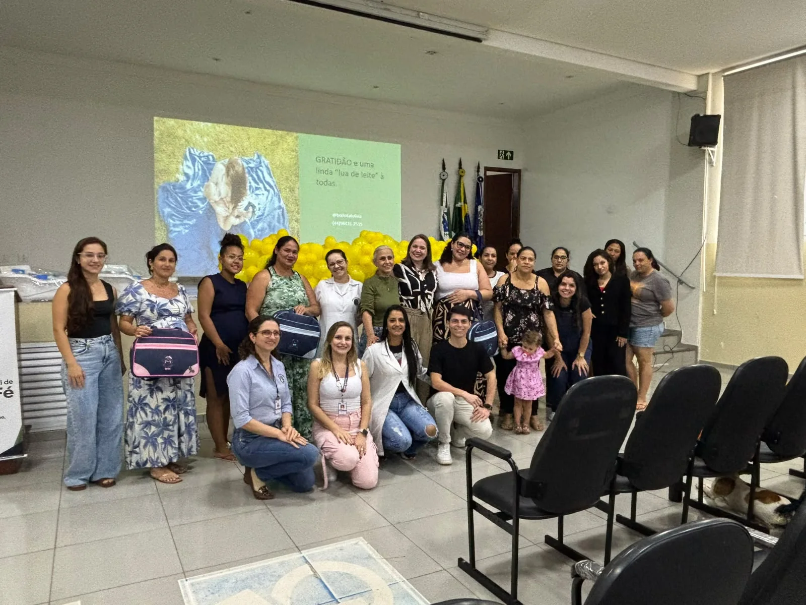 Registro da atividade Roda de conversa com gestantes e puérperas, enviado por Lívia Bortolato Bassan