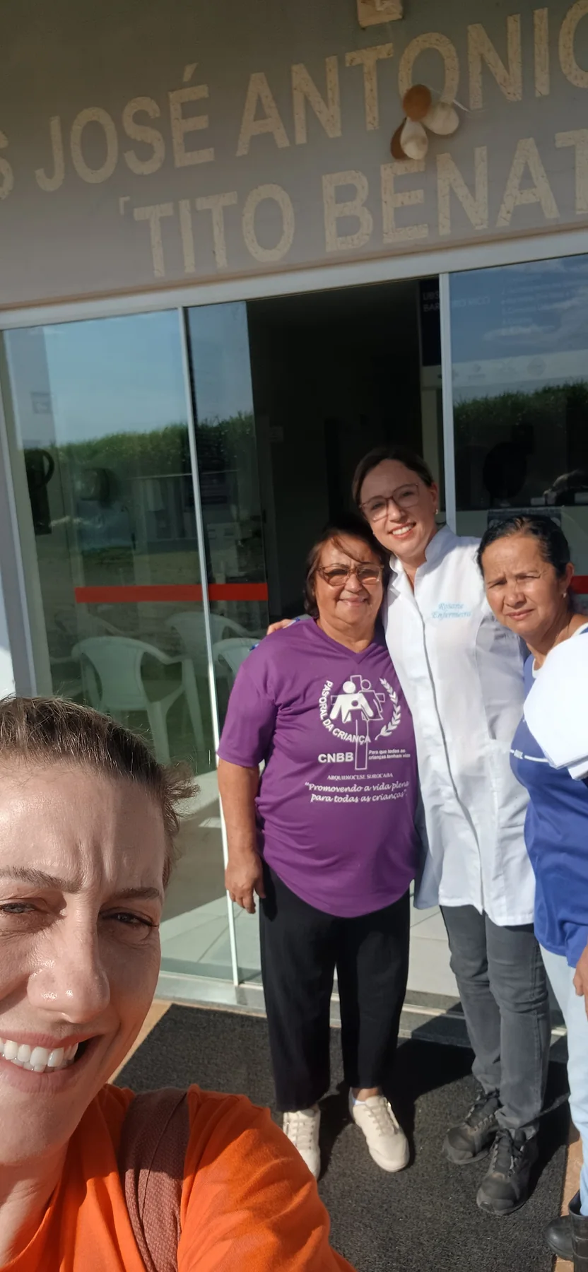 Registro da atividade Agosto Dourado na UBSF São José, enviado por Priscila Mansani de Oliveira Viegas