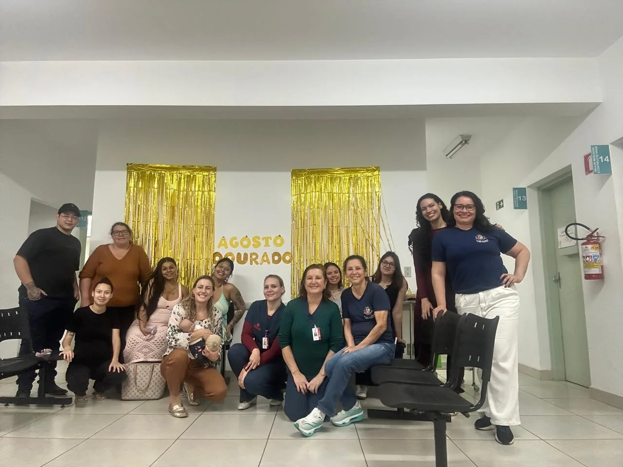 Registro da atividade Agosto Dourado na UBSF Nova Cerquilho, enviado por Priscila Mansani de Oliveira Viegas
