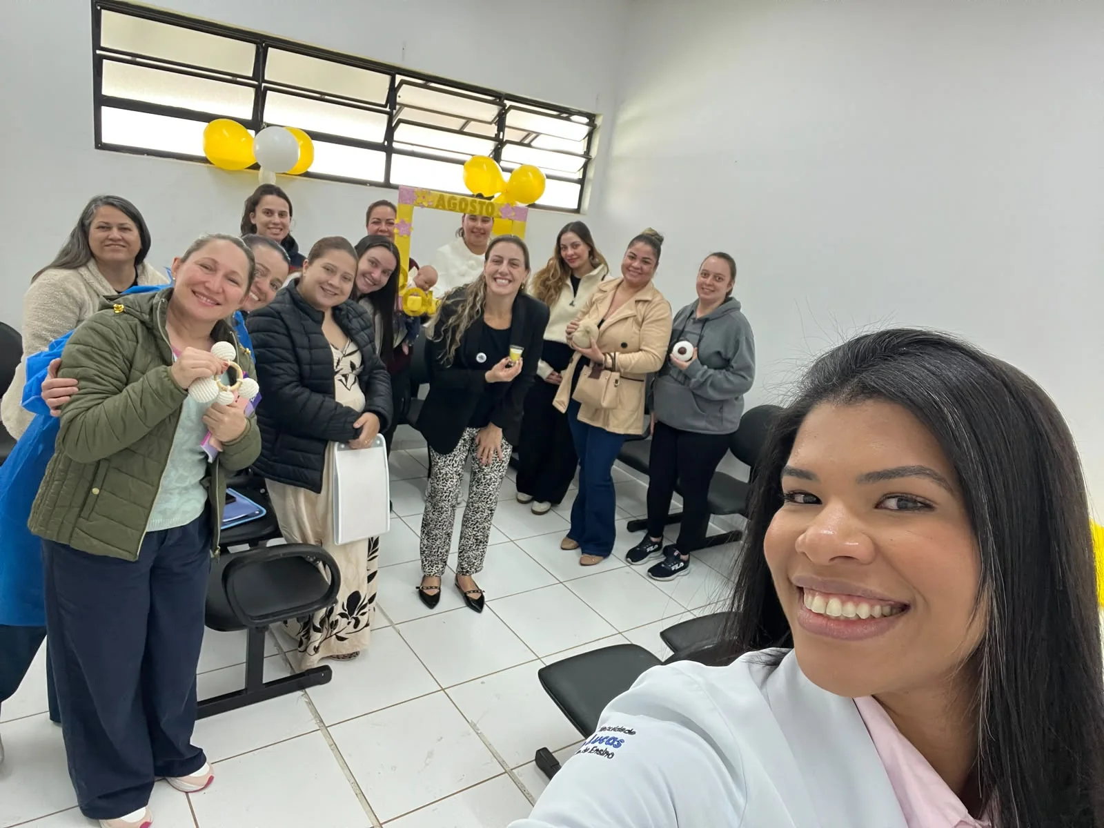 Registro da atividade Agosto Dourado na UBSF Di Napoli, enviado por Priscila Mansani de Oliveira Viegas