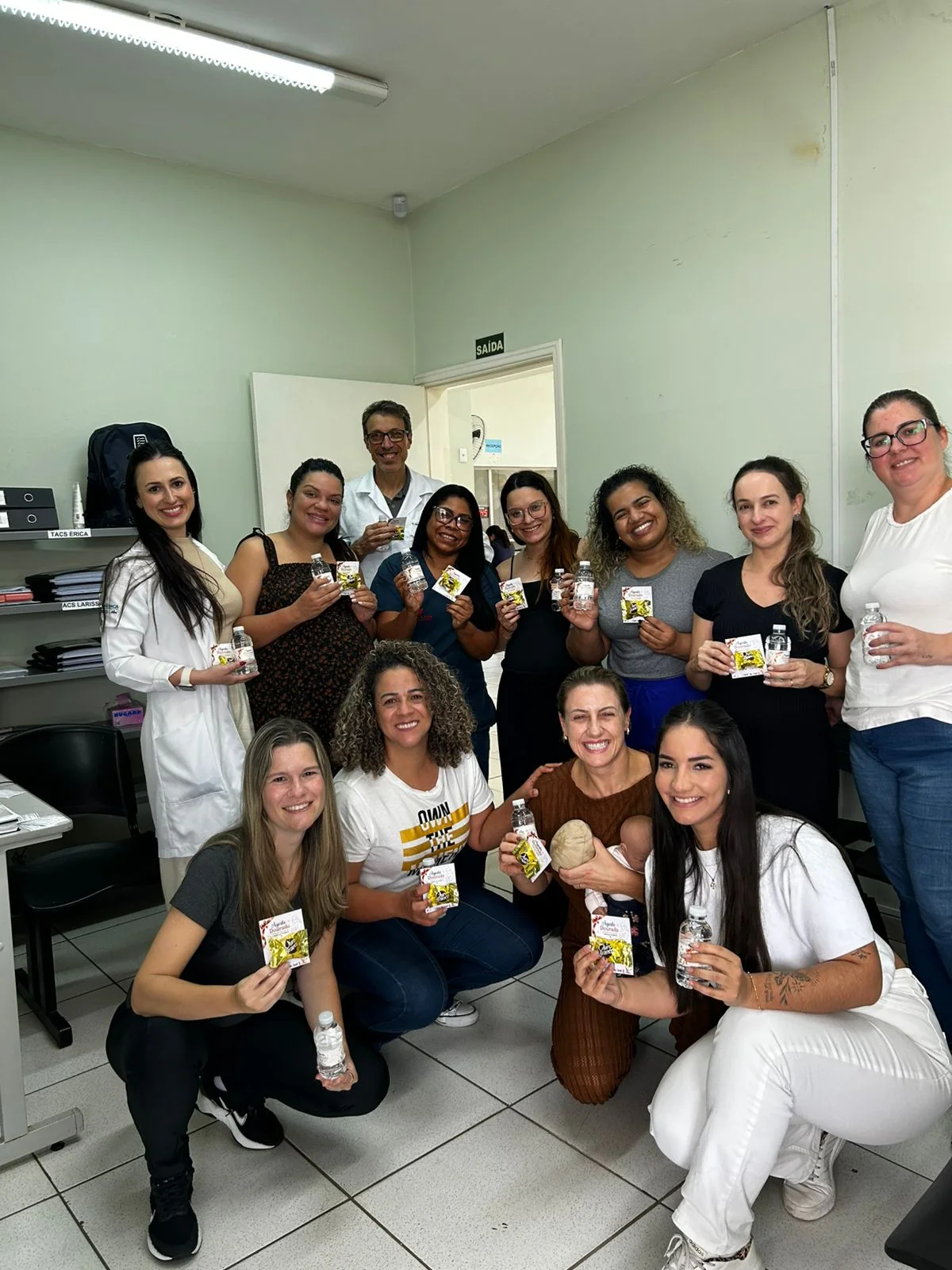 Registro da atividade Agosto Dourado na UBSF Barreiro, enviado por Priscila Mansani de Oliveira Viegas